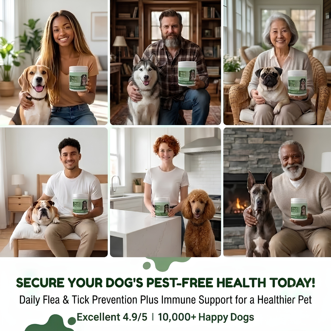 Dog Flea and Tick Preventive Chews (60 Servings)