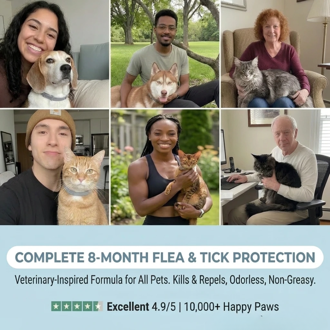 Pet Anti Flea & Tick Neck Collar