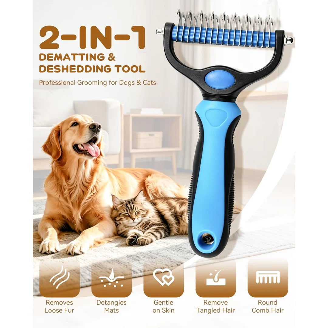 Deshedding Loop 2-In-1 Deshedding Pet Brush – A Better You