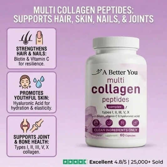 Multi Collagen Peptides - 60 Capsules