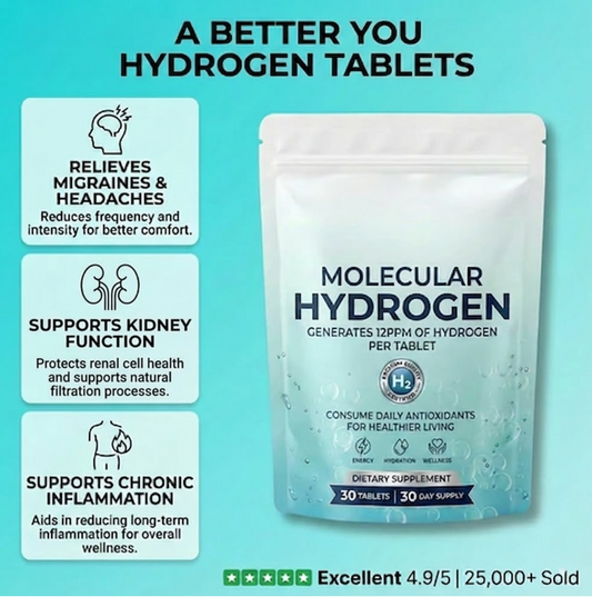 Hydrogen Water Tablets - 30 Day Supply