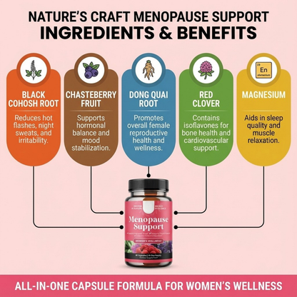 Menopause Support Capsules - 60 Capsules
