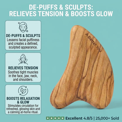 Gua Sha Tool for Lymphatic Drainage