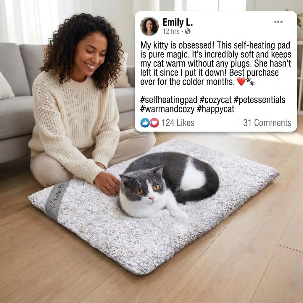 Pet Heating Mat for Cats and Dogs (Small / Medium / Large)