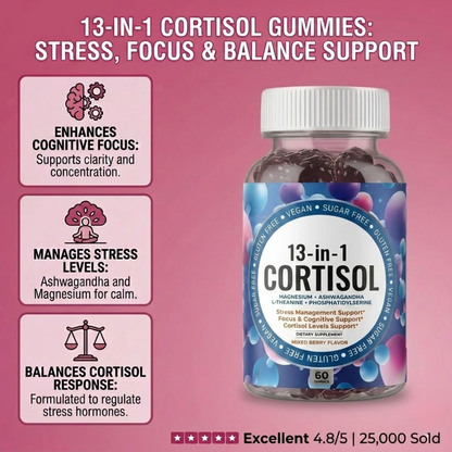 13-in-1 Cortisol - 60 Gummies