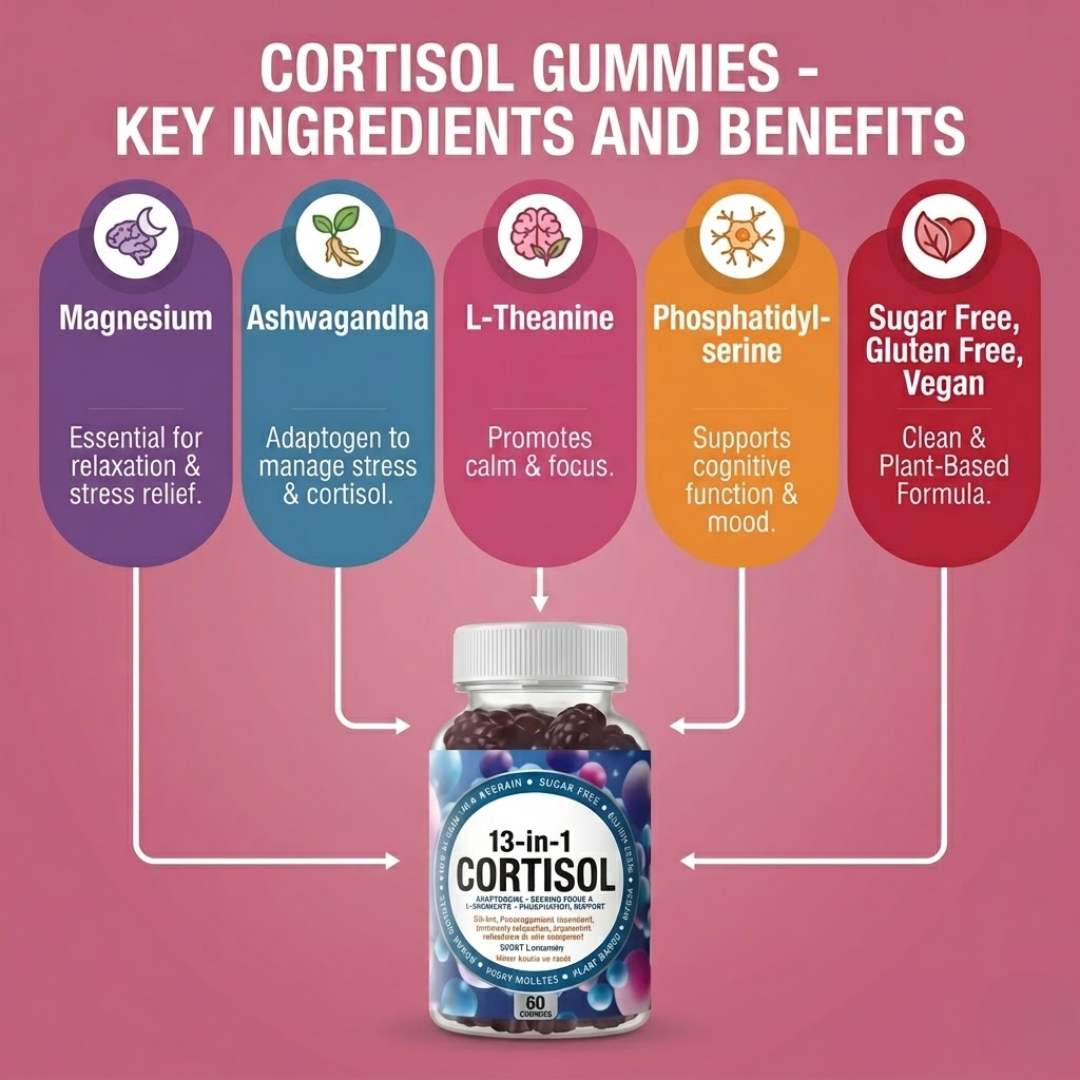 13-in-1 Cortisol - 60 Gummies