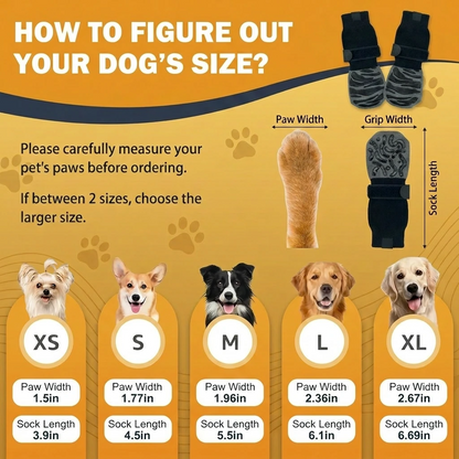 Premium Non-Slip Dog Socks