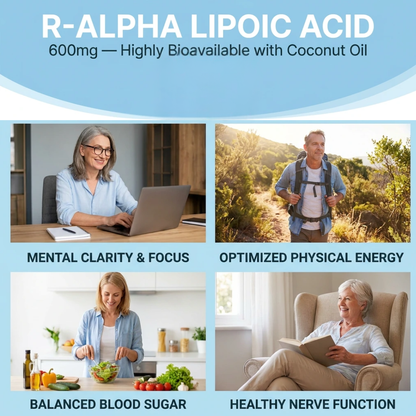 R-alpha Lipoic Acid 600mg (60 Softgels)