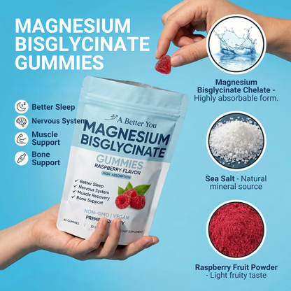 Magnesium Bisglycinate Gummies – 400mg (60 Gummies)
