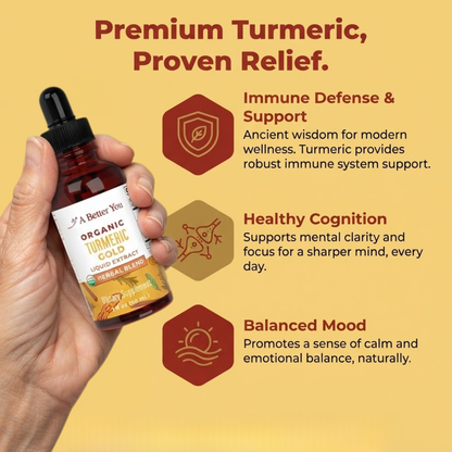 Organic Turmeric Gold Herbal Liquid Drops – 30ml