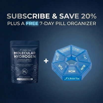 Hydrogen Water Tablets (30-Day Supply) | New & Improved Formula