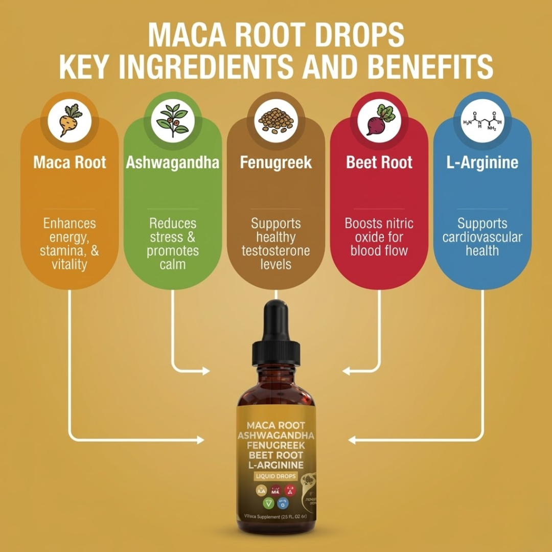 Maca Root Drops (60ml)