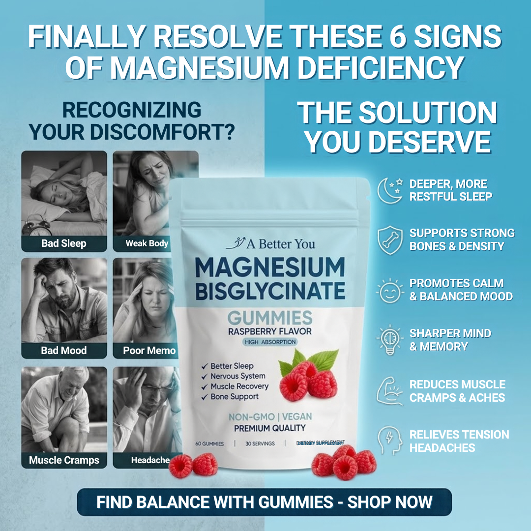 Magnesium Bisglycinate Gummies – 400mg (60 Gummies)