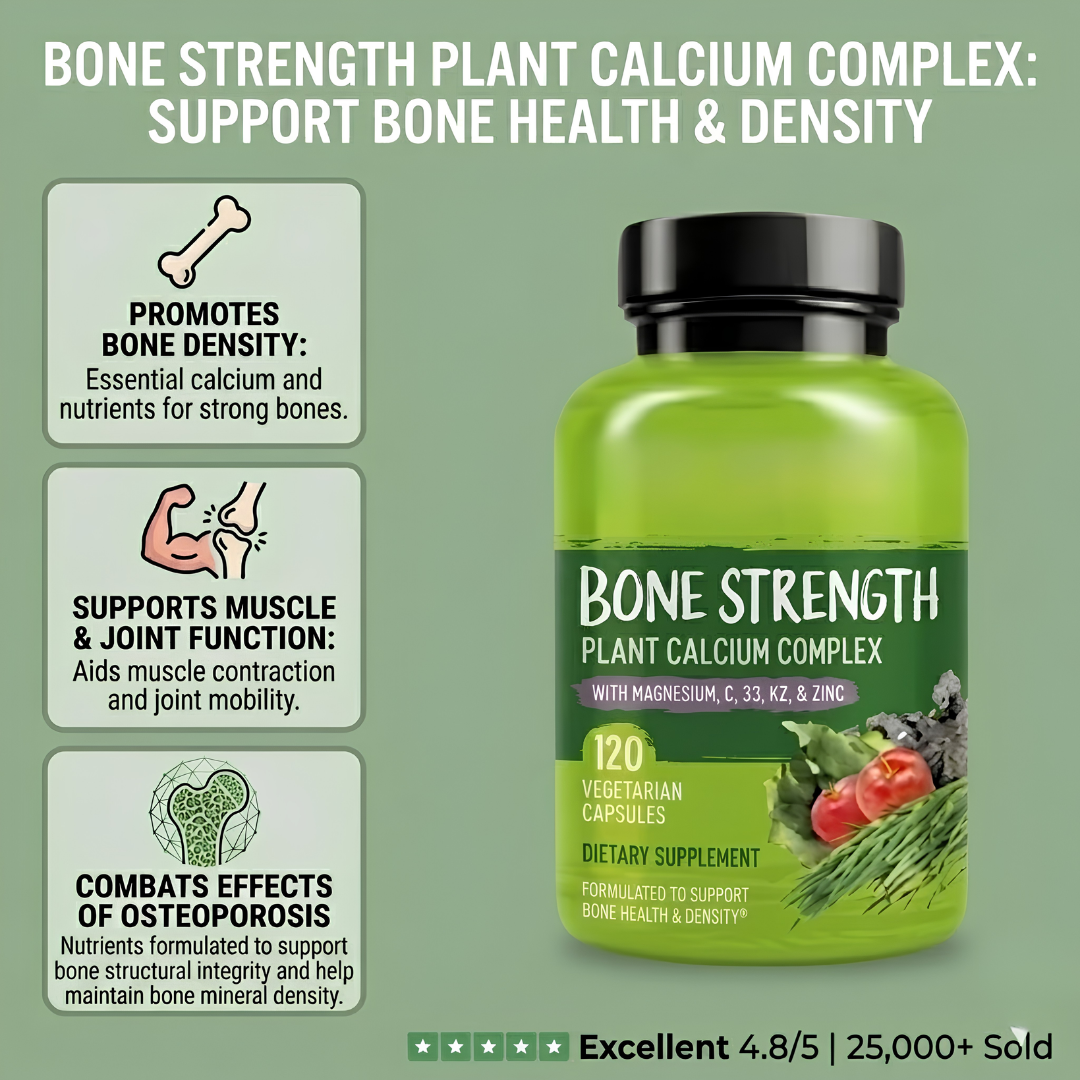 Bone Strength Supplement - 120 Capsules