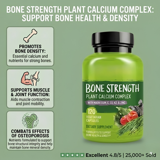 Bone Strength Supplement - 120 Capsules