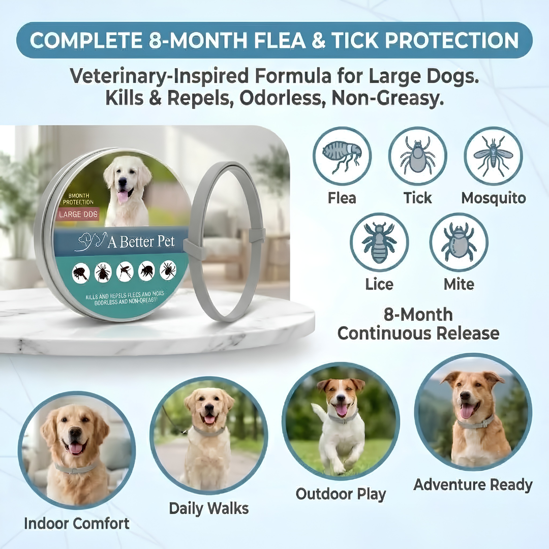 Pet Anti Flea & Tick Neck Collar