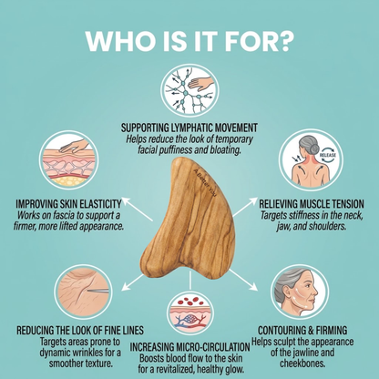 Gua Sha Tool for Lymphatic Drainage