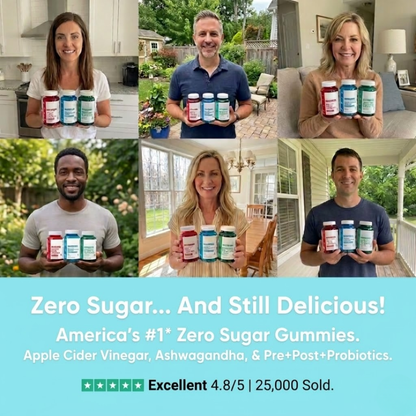 Zero Sugar 3-in-1 Gummies