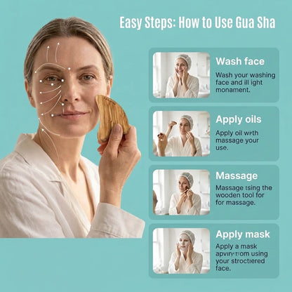 Gua Sha Tool for Lymphatic Drainage
