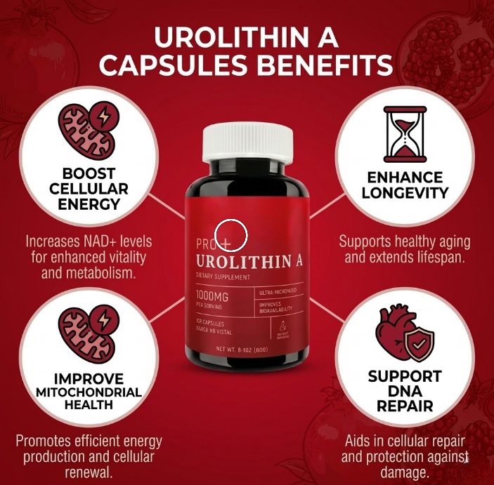 Urolithin A – 1000mg (120 Capsules)