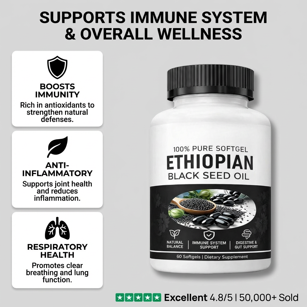 Black Seed Oil - 60 Softgel Capsules