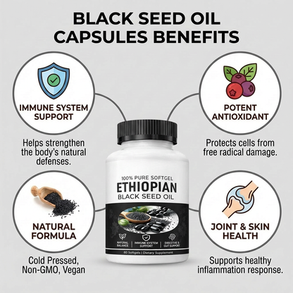 Black Seed Oil - 60 Softgel Capsules