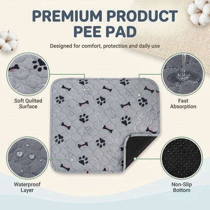 Washable Dog Pee Pads (Small / Medium / Large)