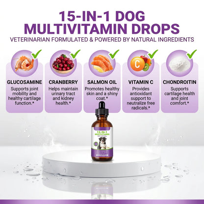 Dog 15-in 1 Multivitamins (60mL)