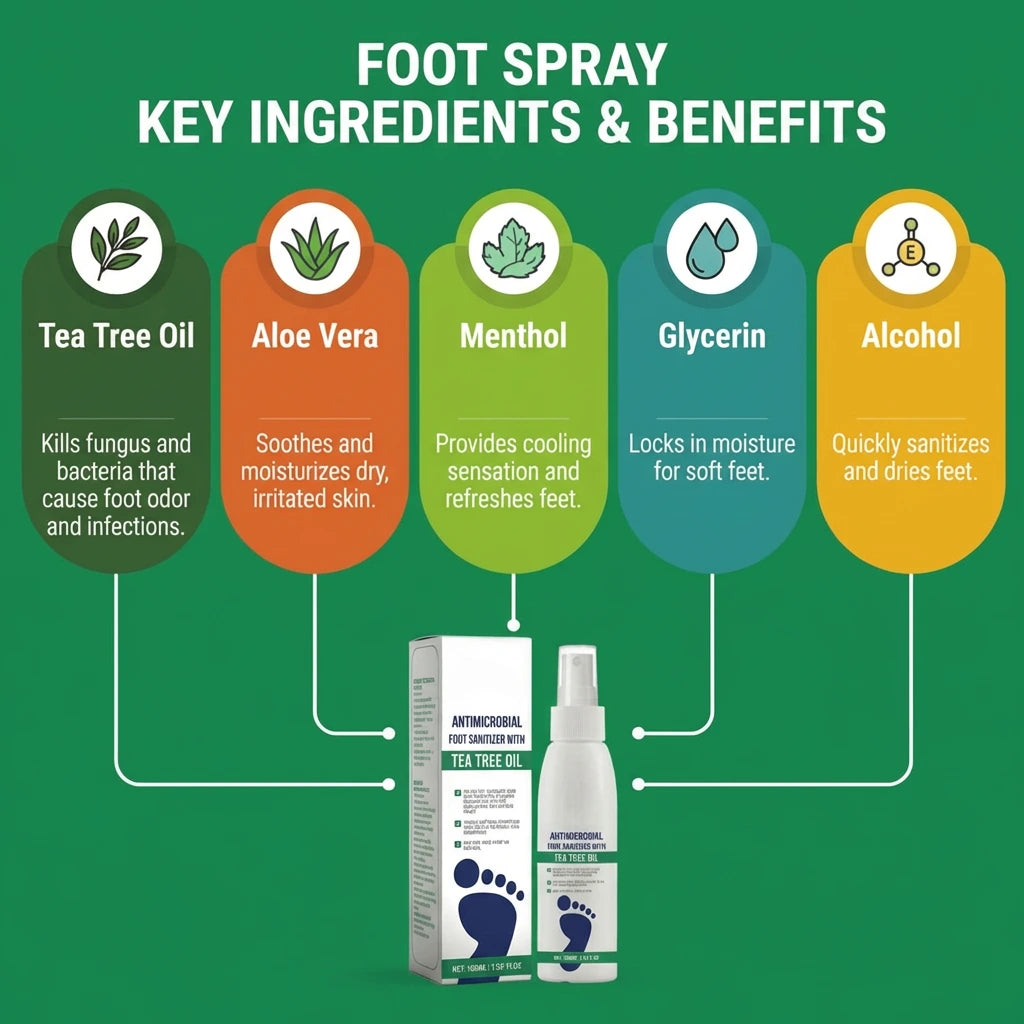 Tea Tree Oil Foot Spray - 100ml