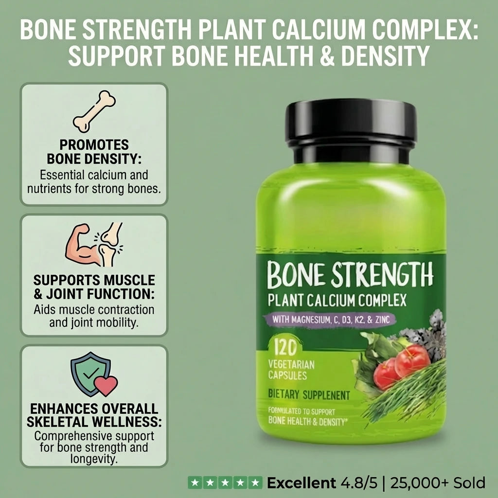 Bone Strength Supplement - 120 Capsules
