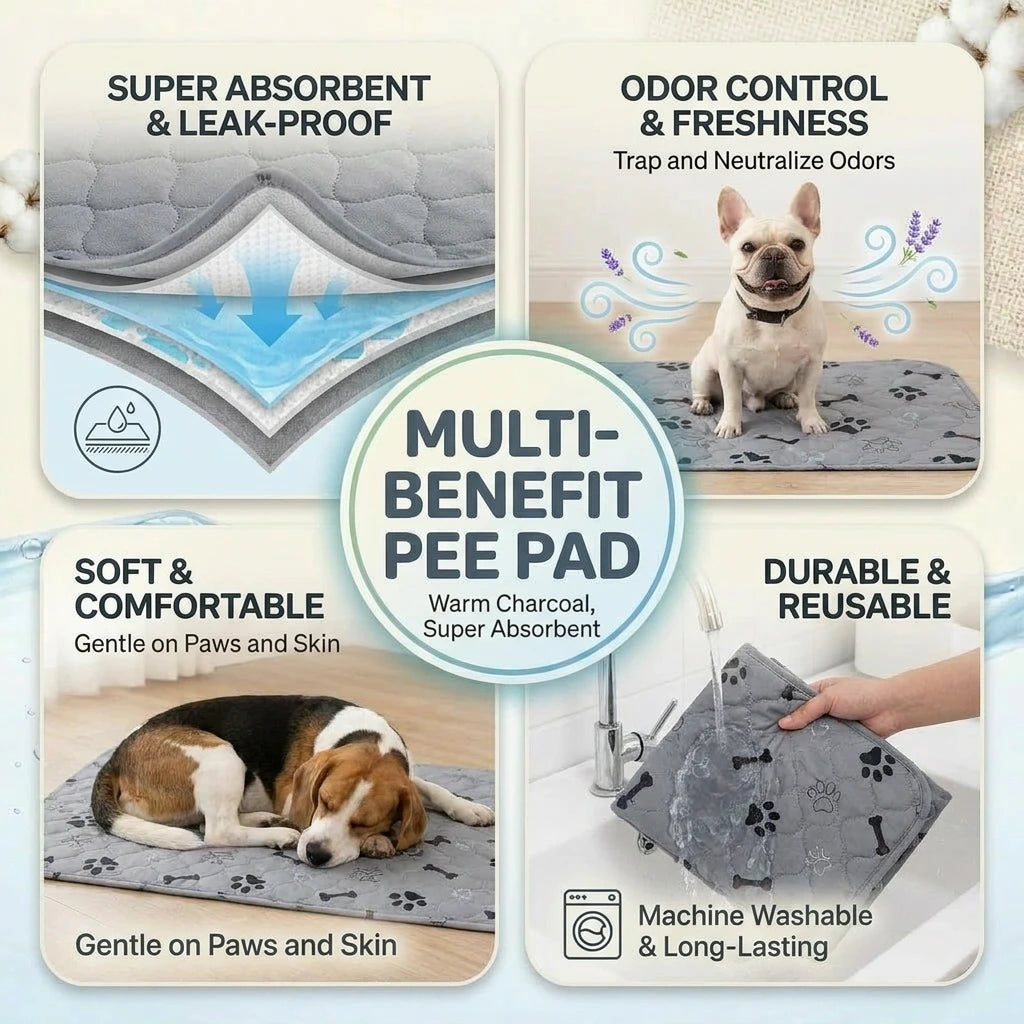 Washable Dog Pee Pads (Small / Medium / Large)