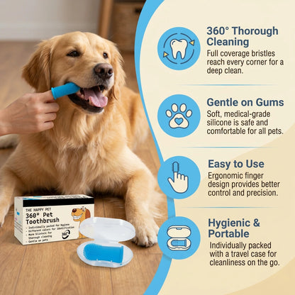 Pet Oral Care Finger Toothbrush Set (2-PCS)