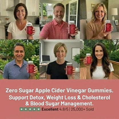 Zero Sugar Apple Cider Vinegar Gummies