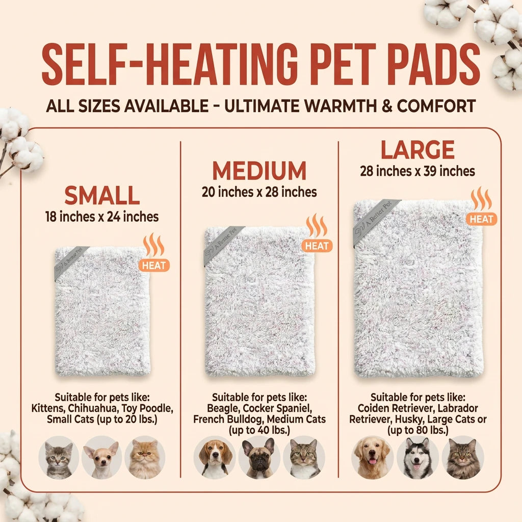 Pet Heating Mat for Cats and Dogs (Small / Medium / Large)