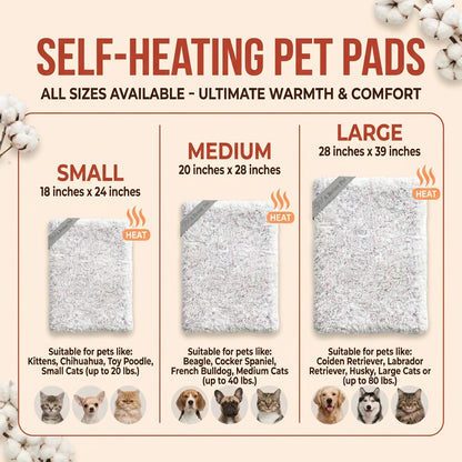 Pet Heating Mat for Cats and Dogs (Small / Medium / Large)