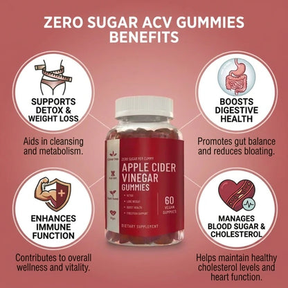 Zero Sugar Apple Cider Vinegar Gummies