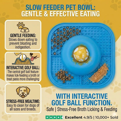 Slow Feeder Pet Bowl