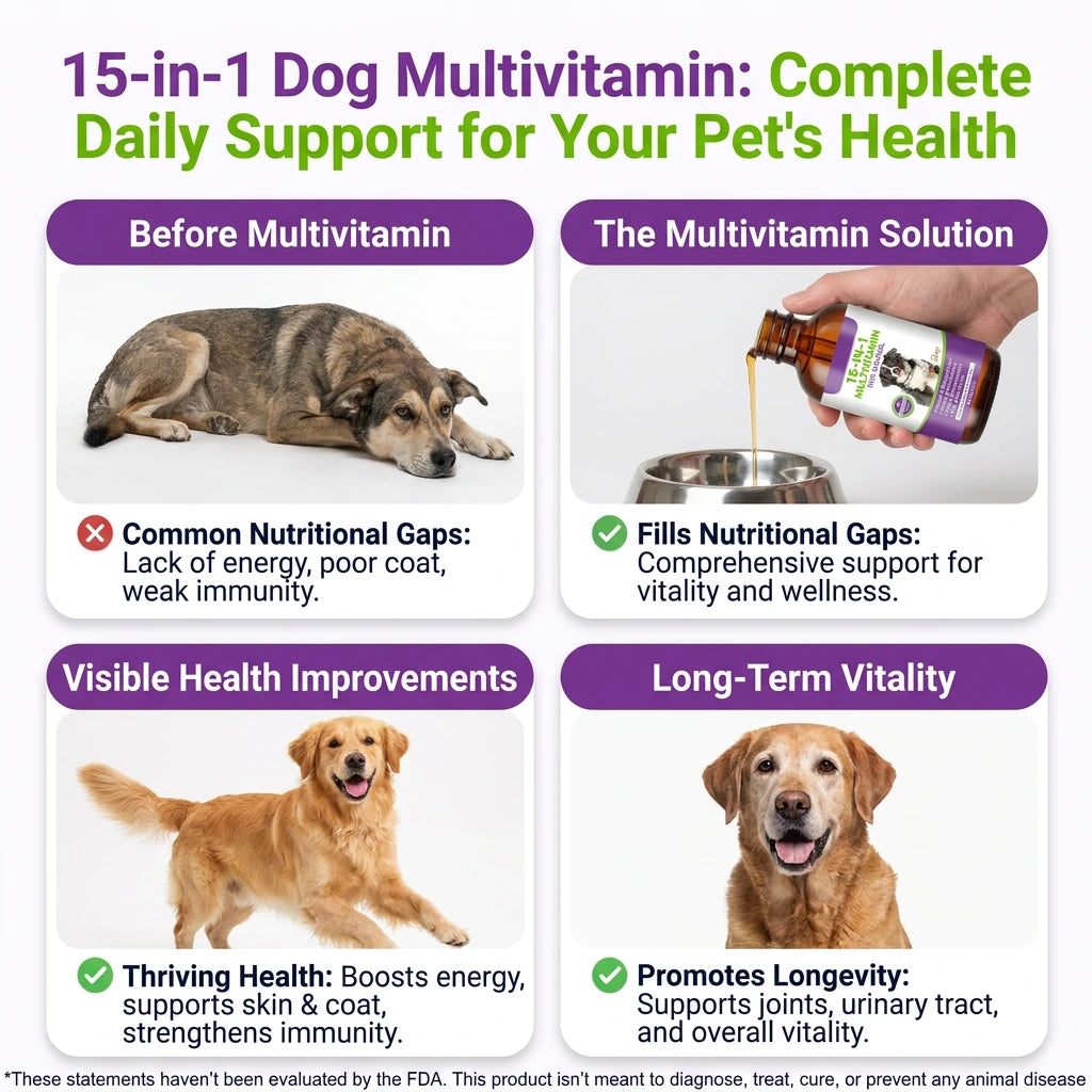 Dog 15-in 1 Multivitamins (60mL)