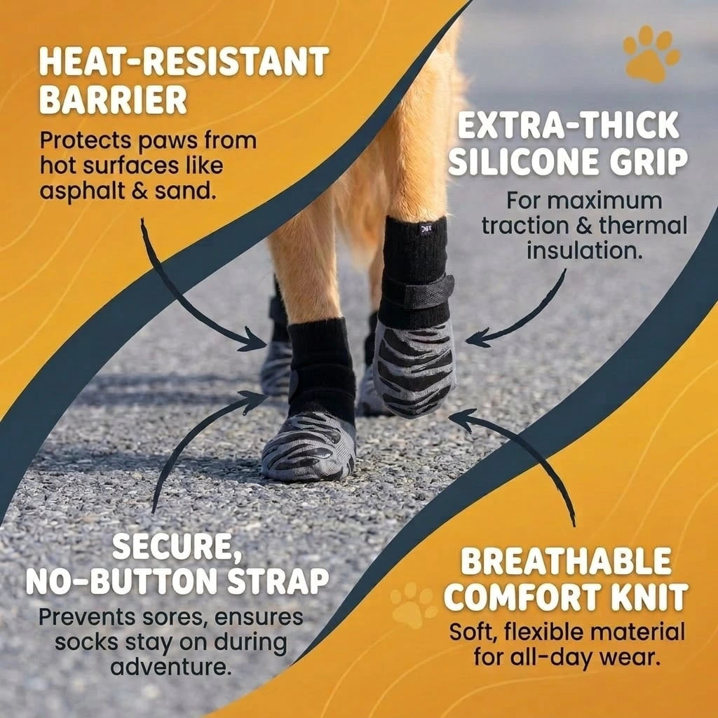 Premium Non-Slip Dog Socks