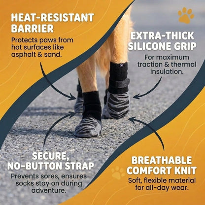 Premium Non-Slip Dog Socks