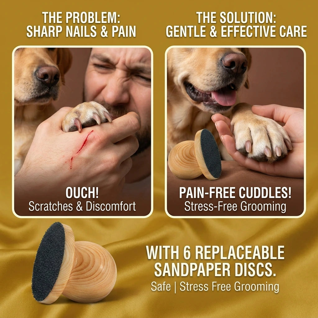Wooden Nail File for Pets