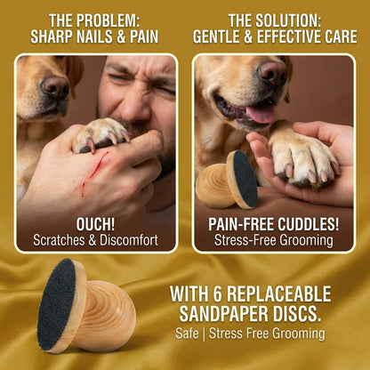 Wooden Nail File for Pets