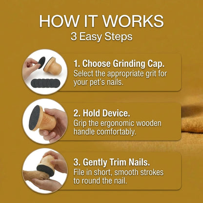 Wooden Nail File for Pets