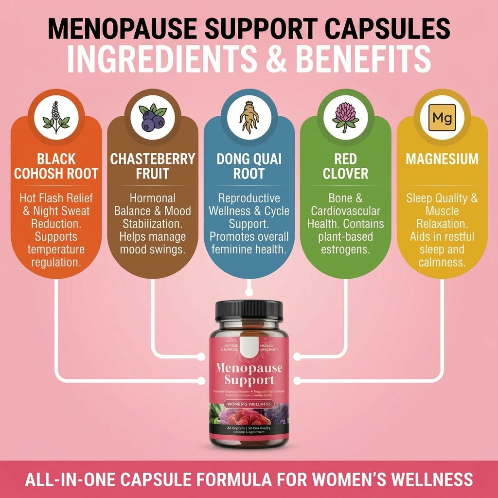 Menopause Support Capsules - 60 Capsules
