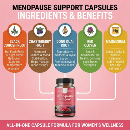 Menopause Support Capsules - 60 Capsules