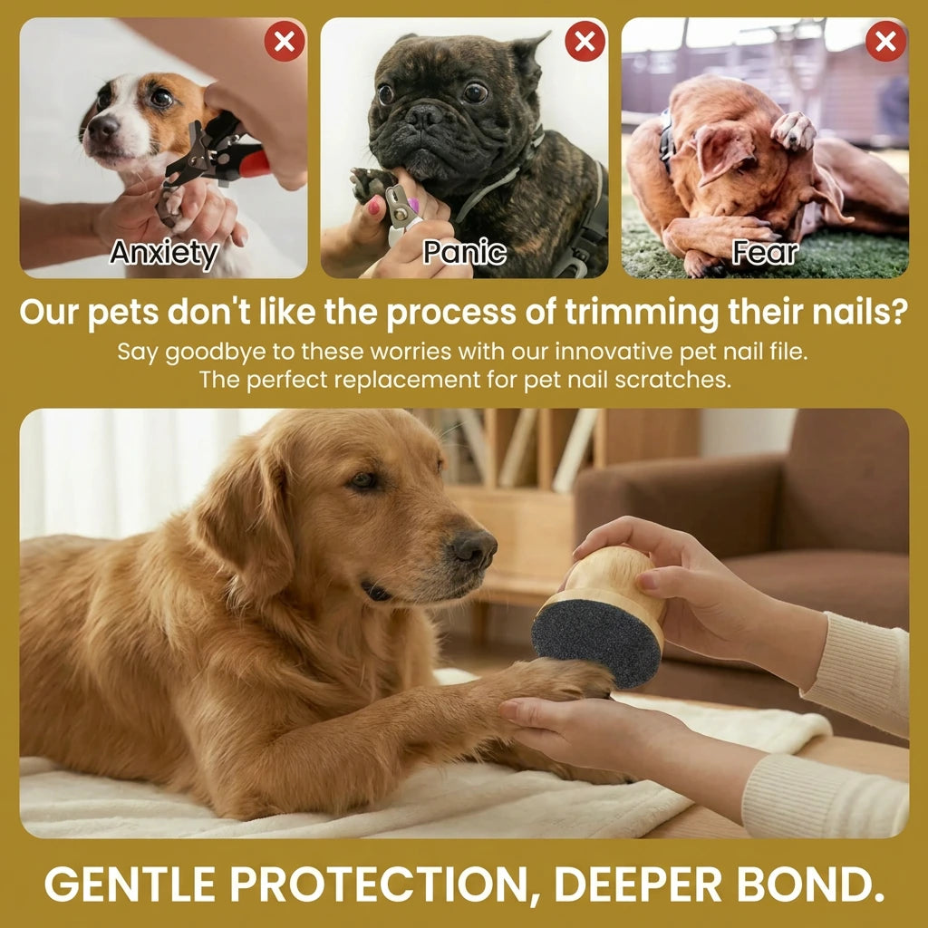 Wooden Nail File for Pets