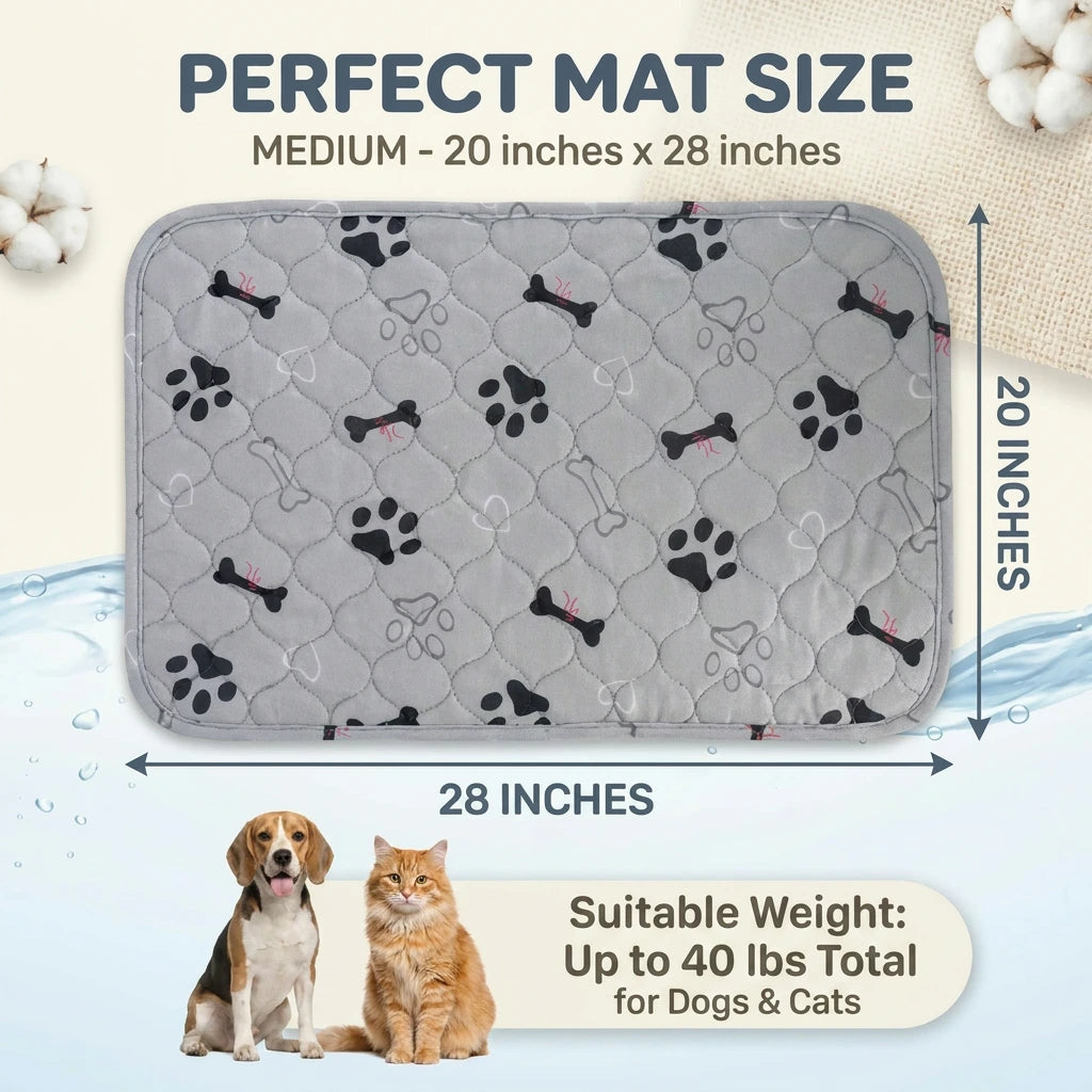 Washable Dogs and Cats Pee Pads (Small / Medium / Large)