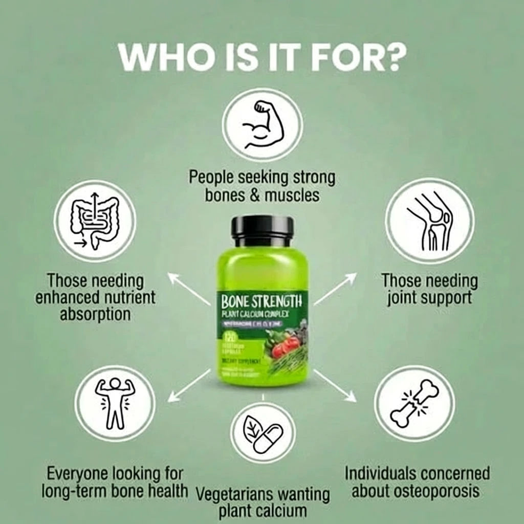 Bone Strength Supplement - 120 Capsules
