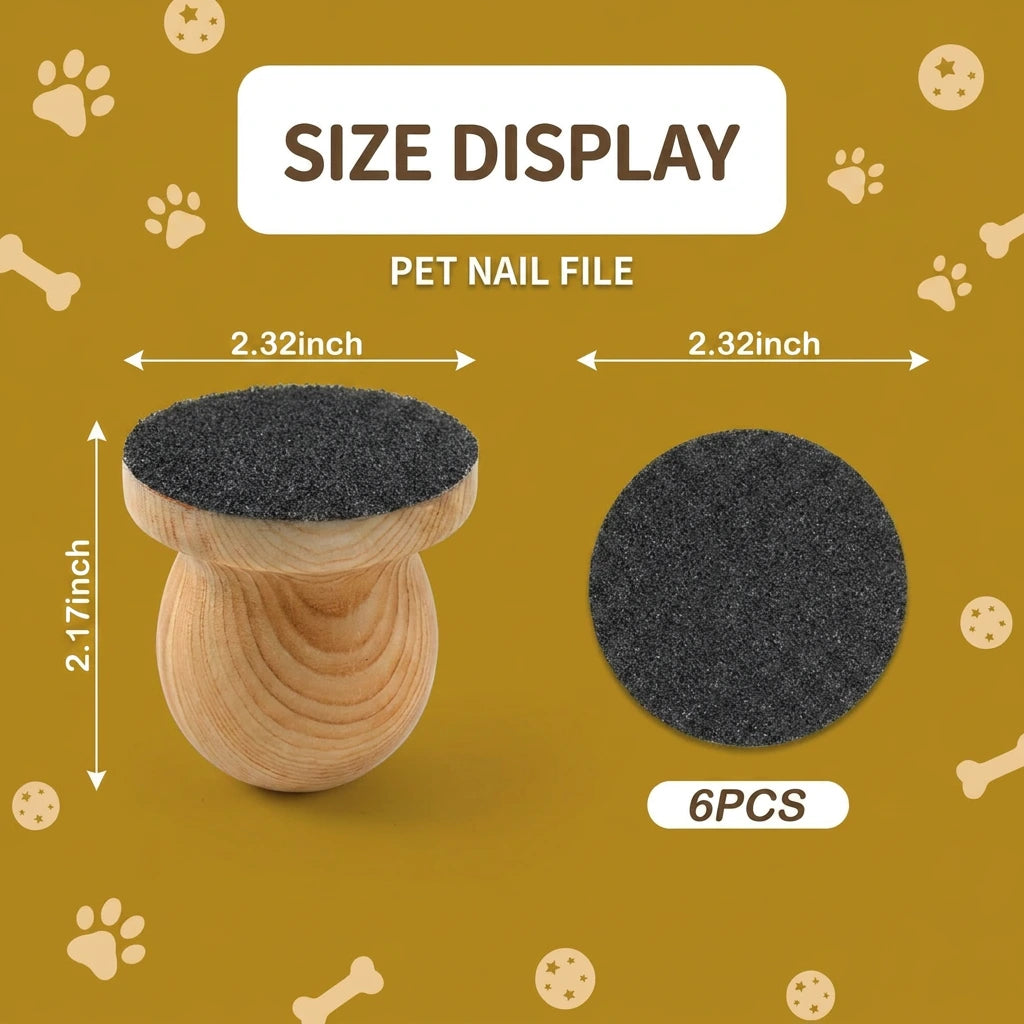 Wooden Nail File for Pets