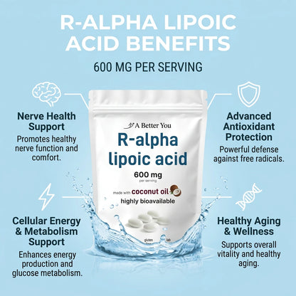 R-alpha Lipoic Acid 600mg (60 Softgels)
